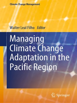 cover image of Managing Climate Change Adaptation in the Pacific Region